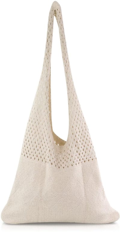 Dailygoods - Strandtas voor dames, bohemian stijl, boodschappentas met geschikte capaciteit, casual draagtas voor vakantie, strand, afspraken, winkelen
