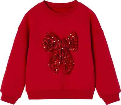 Vertbaudet Kerstsweater voor meisjes met lovertjes