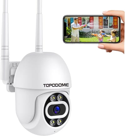 Binnnen en Buiten WiFi Camera 1080P PTZ met Onzichtbaar Nachtzicht en Bewegingsdetectie