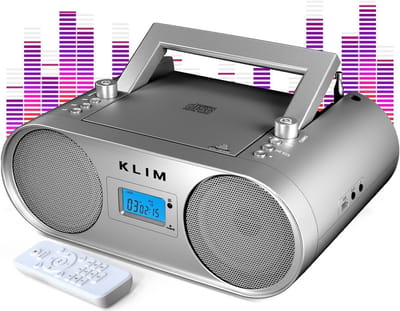 Draagbare Boombox met CD Speler, Bluetooth, Radio en USB - Muziek-speler voor Thuis en Onderweg