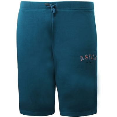 Asics Logo Heren Blauwe Shorts