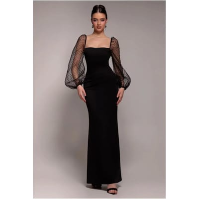 Damesjurk Goddiva Organza Maxi