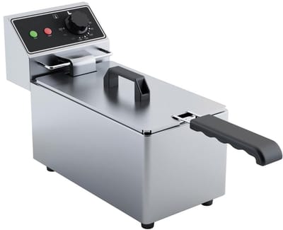 MMP® Frituurpan 4 liter - Frituurpan - Zilver - ‎60cm x 18cm x 28cm