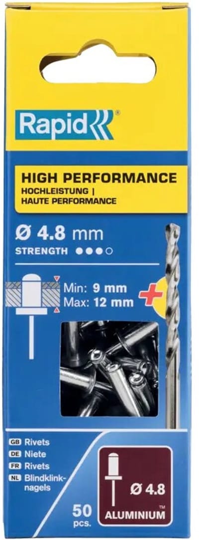 Rapid High performance klinknagel Ø4.8 x 16 mm - 5000390