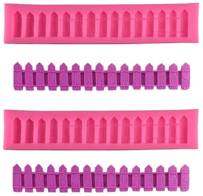 MTTproducts- Uitsteekvorm 2 Stuks - Siliconen Bakvorm - Taartdecoratie - Fondant/Marsepein - Smaakneutraal - Robuust Materiaal