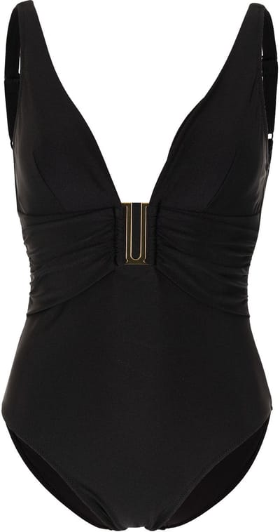 Pastunette Premium - Badpak Ivory Shore - Zwart - Corrigerend - Maat 38D