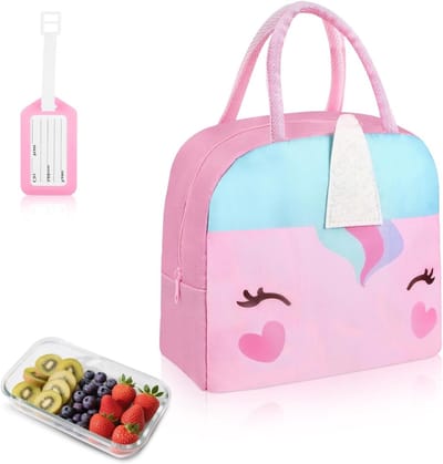 Kindvriendelijke Thermo Lunchtas - Mini Koeltas met 3D Cartoon Design, Isolatie voor School, Werk en Picknick
