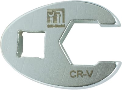 SW-Stahl 01480L-10 Ringsleutel 10 mm I kraaienpootsleutel 3/8 inch I remleidingsleutel I chroom-vanadiumstaal I kraaienpoot I kraaienpootsleutel I lijnsleutel