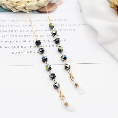 Boheemse Kristallen Kralen Brilkettingen Lanyard Gezichtsmasker Kettinghouder Lenzenvloeistof Touw Zonnebril Koord Nekband Cadeau voor vrouwen