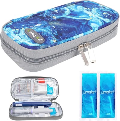 Insuline-etui met ijszak - Koeltas voor insulinepen en medische accessoires voor diabetici