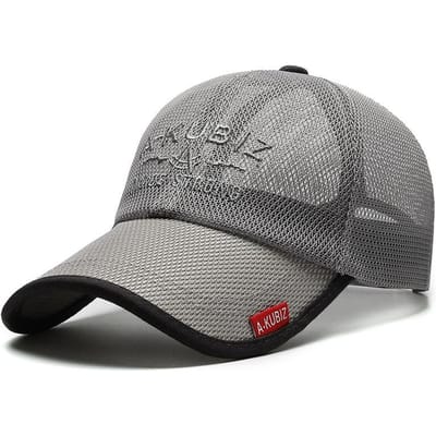 Canada Zomer Mannen Mesh Pet Baseballpet Voor Mannen Vrouwen Effen Outdoor Mode Sport Snapback Pet Ademend Casquette Homme Gorra gray