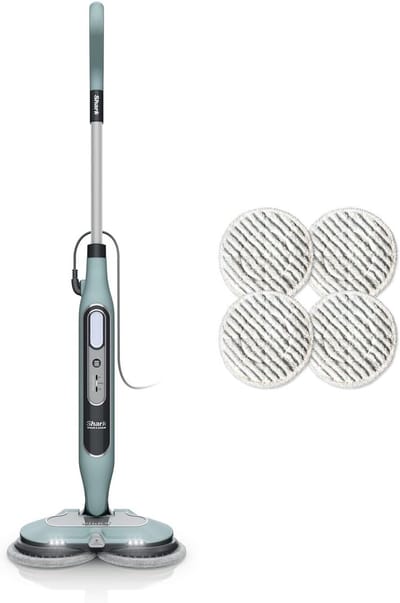 Stoomreiniger Vloeren - Stoom & Schrob - Hygiënisch Huis - Steam Blaster Modus - 8m Snoer - Saliegroen