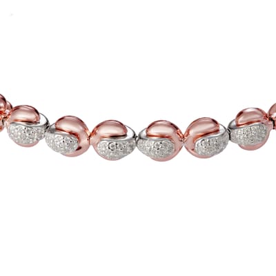 Orphelia ZA-7395/RG - Armband Bangle - Zilver 925 Rosé - Zirkonia - 60 mm