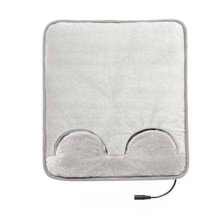 Voetenwarmer voor in Bed - Verwarmingskussen Voor Voeten Met Auto Uitschakeling | USB Auto-Uitschakeling Hoes met Instelbare Temperatuur | Voor Kinderen Volwassenen Kantoor Woonkamer，grijs