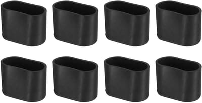 Rubberen pootdoppen - Stoeldop vloerbeschermer - Meubels beschermen - Eenvoudige montage - 8 stuks 42mm - Zwart