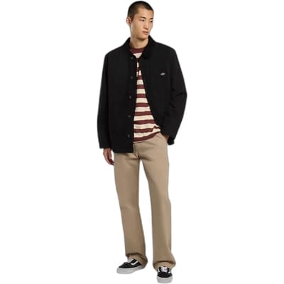 Dickies Chore Lined Canvas Jas Zwart XS Man