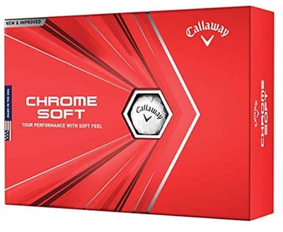Golfballen voor Tour prestaties - Chrome Soft uitvoering - Verbeterde afstand en controle