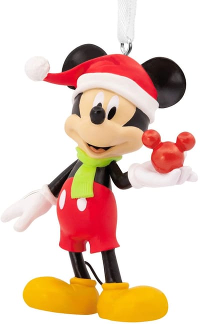 Hallmark - Ornament l93 fc mickey holding Ornament