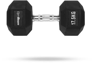 GymBeam Zeshoekige halter 17.5 kg