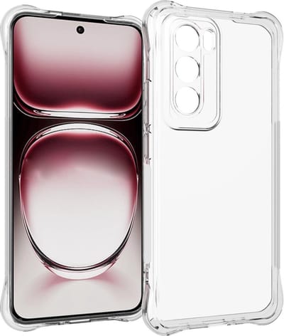 Coverup Hoesje - Geschikt voor OPPO Reno12 Hoesje - Coverup TPU Back Cover met AirBag Corners - Transparant