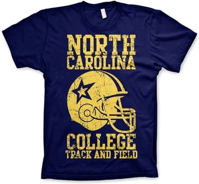Hybris North Carolina College T-shirt, marineblauw