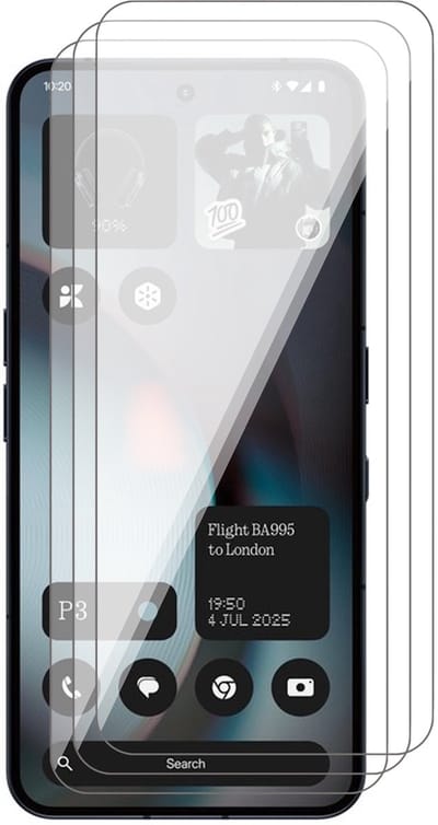 Screenprotector geschikt voor Nothing Phone 3 - 3x Glas Screen Protector