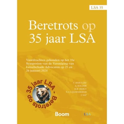 Beretrots Op 35 Jaar Lsa - Lsa-Reeks - T. Hartlief