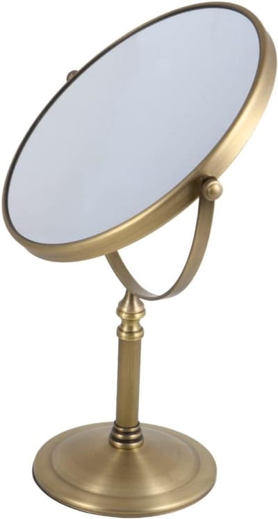 Vergrotende Make-upspiegel - Tafelspiegel Dubbelzijdig - Make-up Aanbrengen - Draaibaar Vergroting - 6 of 8 Inch - Zwart