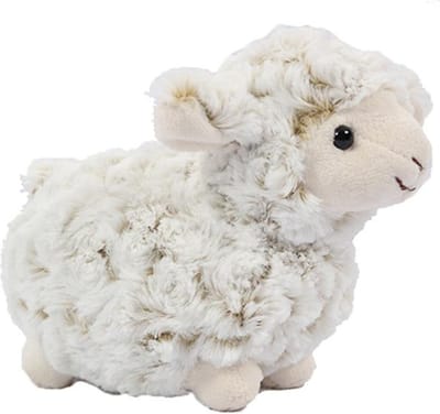 Pia Toys Knuffeldier Schaap/lammetje - zachte pluche stof - premium kwaliteit knuffels - wit - 20 cm - Schapen - staand
