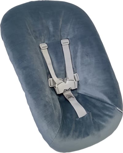 #08 Newborn hoes, Velours licht blauw, Stokke Tripp Trapp. Ook geschikt voor Kidsmill Up.