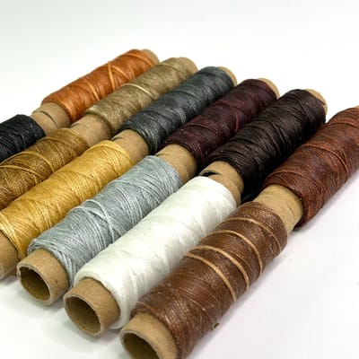 MGM Trading - Waxdraad voor lederwerk - 12 kleuren - 150D