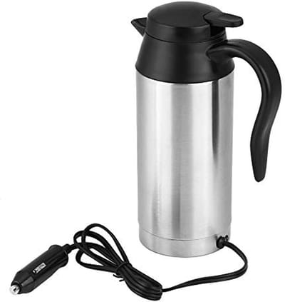 12 V Elektrische Waterkoker voor Auto - 750 ml Roestvrij Staal