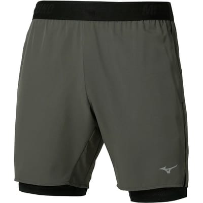 2 in 1 shorts Mizuno Core 7"