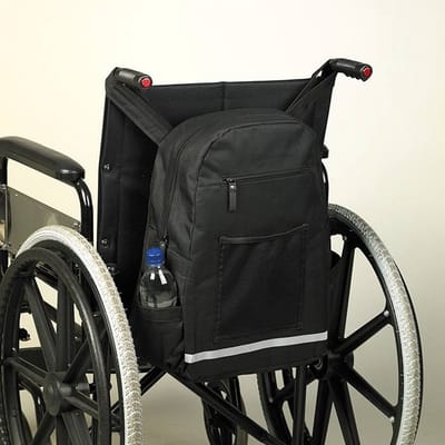 Opbergtas voor achteraan de rolstoel Deluxe