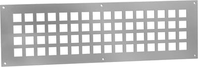 ALU ventilatieplaat 500x150mm