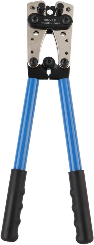Professionele Crimping Pliers voor Draadverbindingen, Hexagonale Crimping Tools, Geschikt voor 6-50 mm² Kabels en Schoenverbindingen