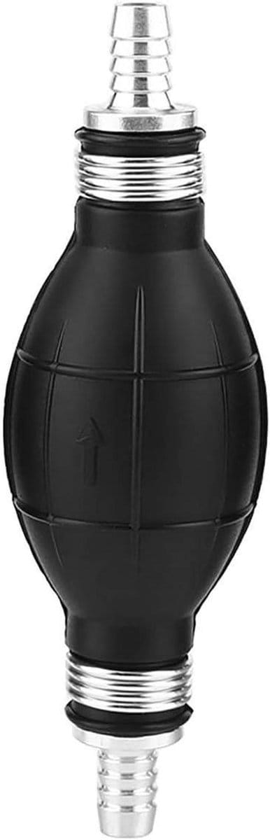 Brandstofpomp Primer - Handpomp Rubber - Motor Starten - Universele Aansluiting - 12 Mm - Zwart