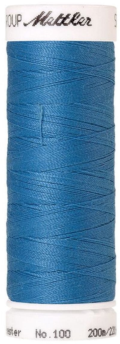Amann Mettler Seralon Naaigaren – Reef Blue (0338) – 200 m – No. 100 – 100% Polyester – Per Stuk