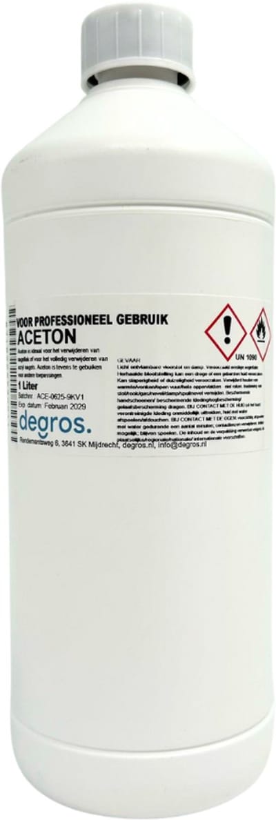 Denteck - Aceton - 1 liter