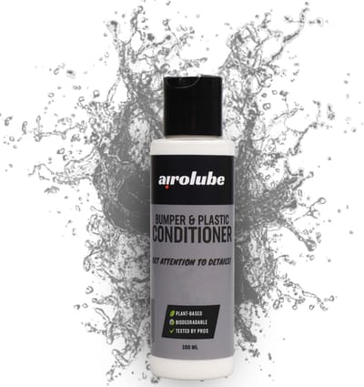 Airolube Bumper & Plastic Conditioner -100ml | Bumper Zwart Herstellen - Kleur Bumper Herstellen - Kunststof Herstellen / Milieubewuste Keuze / Plantaardige Formule
