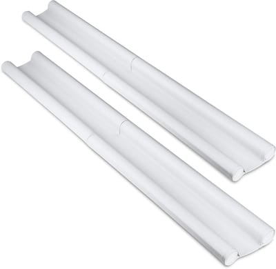 Tochtstopper Deuren Set - Deurafdichting Windstopper - Tocht Buiten Houden - Op Maat Te Knippen - Tot 90cm - Wit