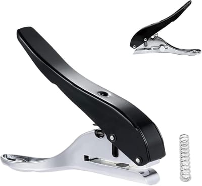 Perforator 10 mm voor papier, verstelbaar en draagbaar voor doe-het-zelf handwerk, scrapbooking en karton