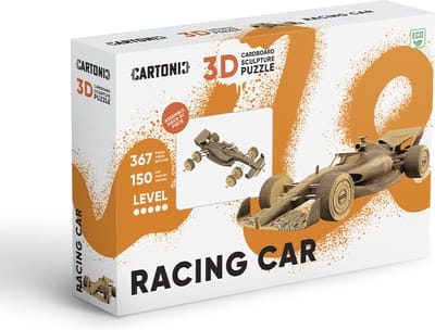 CARTONIC- F1- 3D puzzel- Speelgoed - DIY- Creatief - Karton - Voor kinderen en volwassenen