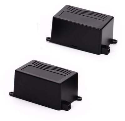 Aansluitdoos Behuizing - Project Doos - Elektronica Beschermen - Stofdicht en Vochtbestendig - 70 x 45 x 35 mm - Zwart