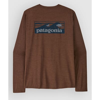 Patagonia Cap Cool Daily - Boardshort Logo Longsleeve bruin