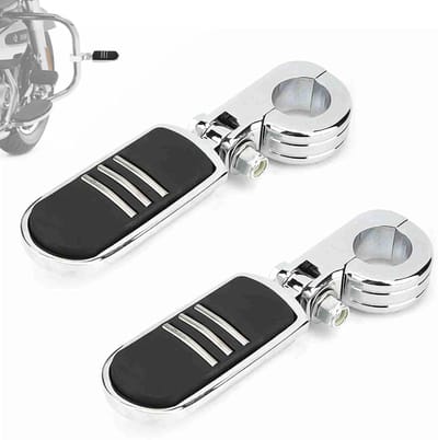 Chromen Voetsteunen voor Motorfiets, Geschikt voor GoldWing GL1500 en GL1800, 2 Stuks, 32mm, Duurzaam en Comfortabel
