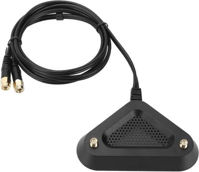 Magneetvoet Antenne - Antennehouder Flexibel - Signaalverbetering Draadloos - Sterk Magnetische Basis - 1.1 Meter Kabel - Zwart