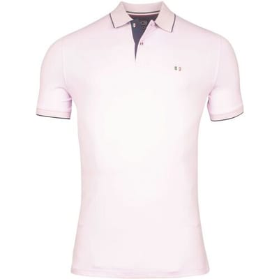 Giordano Polo Nico Signature Two-Ply Supima Cotton Piqué Tipping Detail Lila / male