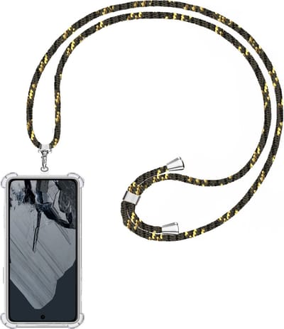 Universeel Telefoonkoord - Verstelbaar - Telefoonketting - Zwart Goud