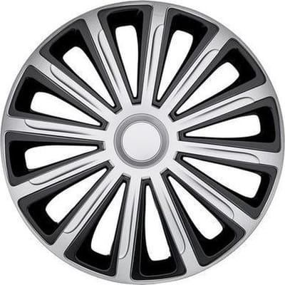 Car Plus Wieldoppen Alaska 14 Inch Abs Zilver/zwart Set Van 4